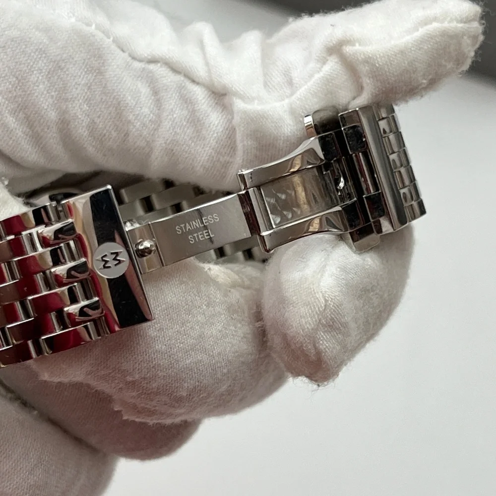 💖Michele Serein💖Diamond Silver Dial Chronograph 40mm Stainless Steel Ladi… - Picture 16 of 17